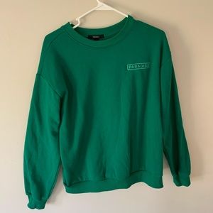 F21 Green Sweatshirt